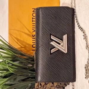 Louis Vuitton Portefeuille Twist Epi Leather Long Wallet